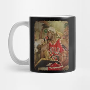 Michael Jordan and Scottie Pippen Interviewed After Celebration Mug